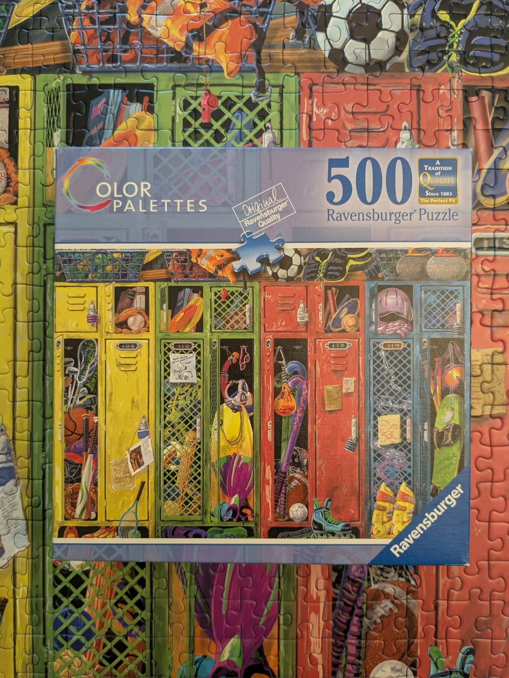 Ravensburger Color Palettes 500 Piece Puzzle